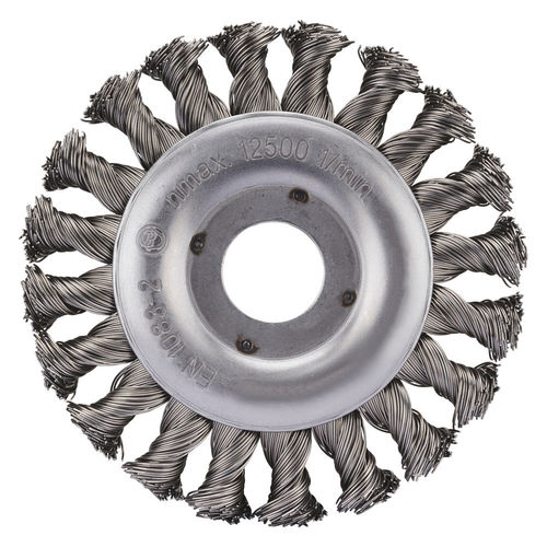 Cepillo circular trenzado - SRBZ - RHODIUS - de limpieza / de hilo metálico
