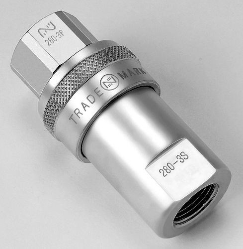 Racor hidráulico - 280 Cupla - Nitto Kohki Europe - de rosca / de encaje / de acero