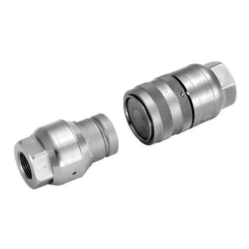Racor hidráulico - Cupla FF - Nitto Kohki Europe - push-to-lock / de encaje / de acero