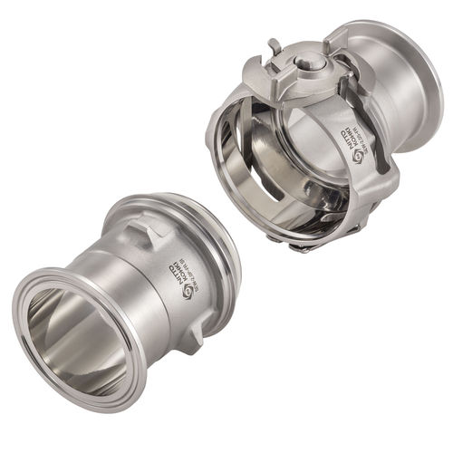 Racor higiénico - Hygienic Cupla - Nitto Kohki Europe - hidráulico / para aire comprimido / rápido