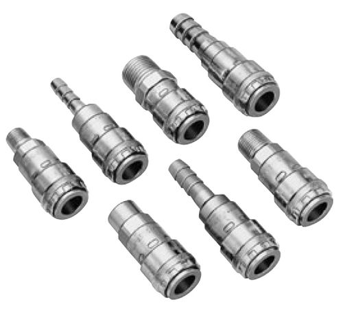 Racor neumático - Hi Cupla 200   - Nitto Kohki Europe - push-to-lock / de encaje / de acero