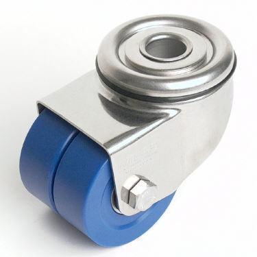Ruedecilla giratoria - 500 Series - Atlas Casters - con platino giratorio / con varilla roscada / altas cargas