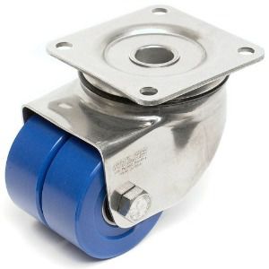 Ruedecilla giratoria - 1000 Series - Atlas Casters - con platino giratorio / con varilla roscada / altas cargas