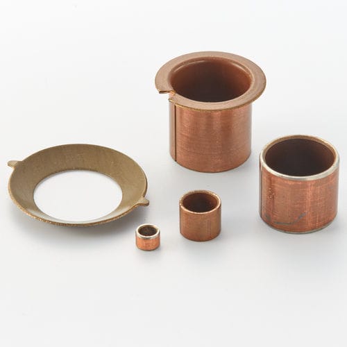 Cojinete liso autolubricante - TECHMET B - OILES Deutschland GmbH - cilíndrico / de bronce sinterizado / multicapa