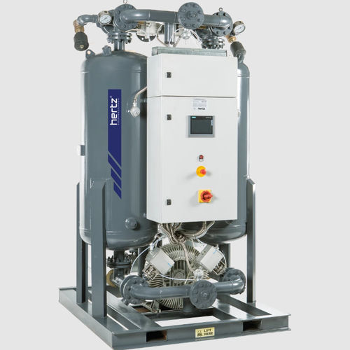 Secador de aire comprimido por adsorción - HBP series  - Hertz Kompressoren GmbH - monoetapa / regenerado por turbina / calor externo