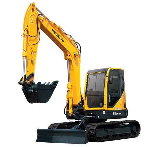 Excavadora compacta - R80CR-9A  - Hyundai Construction Equipment Americas, Inc. - mediana / con orugas / Tier 4 final
