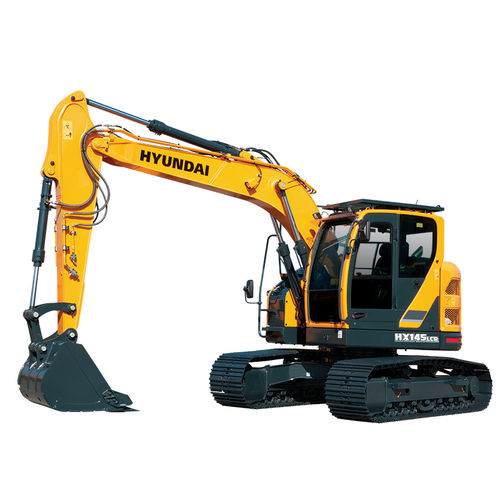 Excavadora intermedia - HX145A LCR - Hyundai Construction Equipment Americas, Inc. - con orugas / Tier 4 final / para obra de construcción