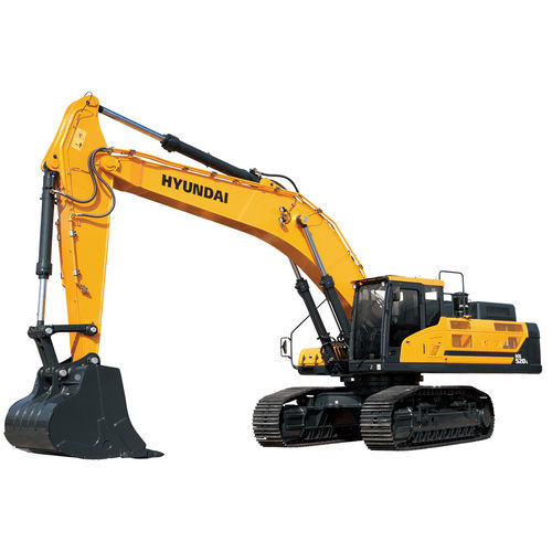 Excavadora intermedia - HX520A L - Hyundai Construction Equipment Americas, Inc. - con orugas / Tier 4 final / para obra de construcción