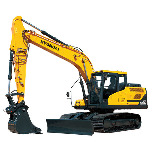Excavadora intermedia - HX160A L - Hyundai Construction Equipment Americas, Inc. - con orugas / Tier 4 final / para obra de construcción