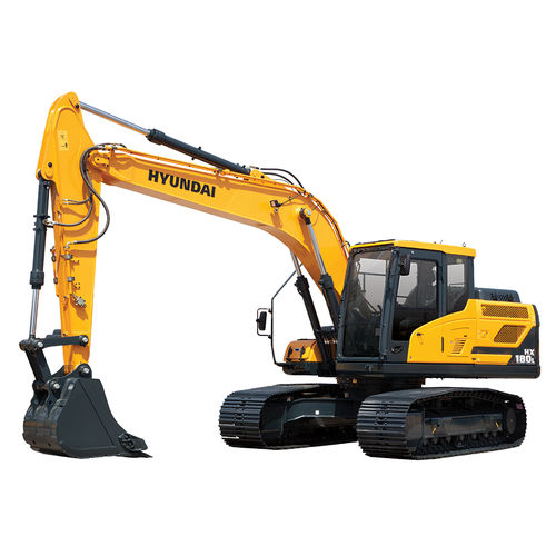 Excavadora intermedia - HX180A L - Hyundai Construction Equipment Americas, Inc. - con orugas / Tier 4 final / para obra de construcción