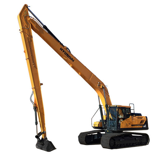 Excavadora de gran alcance - HX220A LR - Hyundai Construction Equipment Americas, Inc. - intermedia / con orugas / Tier 4 final