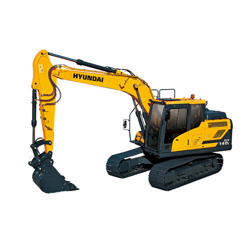 Excavadora intermedia - HX140A L - Hyundai Construction Equipment Americas, Inc. - con orugas / diésel / para obra de construcción