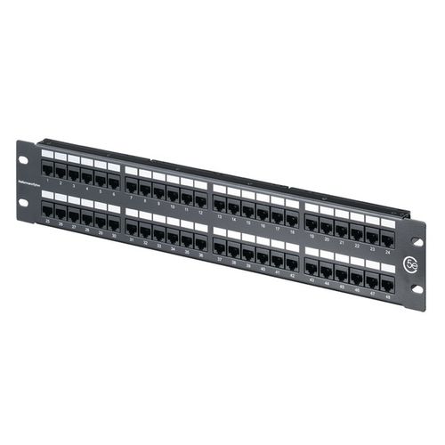 Panel de conexiones de categoría 5e - c - HellermannTyton España - modular / RJ45 / 1U