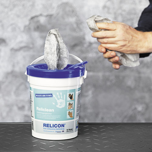 Toallita limpiadora para las manos - Serie Reliclean - HellermannTyton España