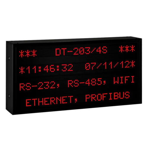Visualizador LED - DT203/NE - DITEL - alfanumérico / industrial / Modbus