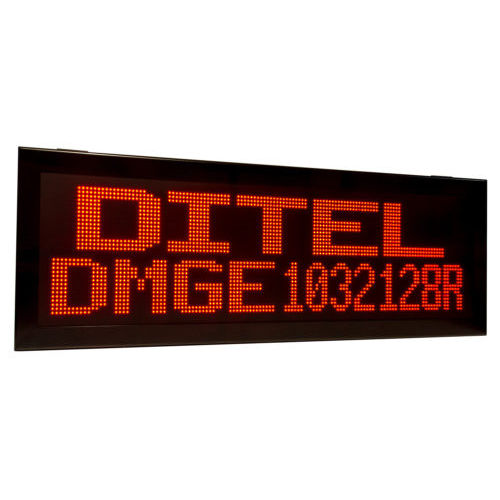 Visualizador alfanumérico - DMGE1032128 - DITEL - de gran formato / de exterior
