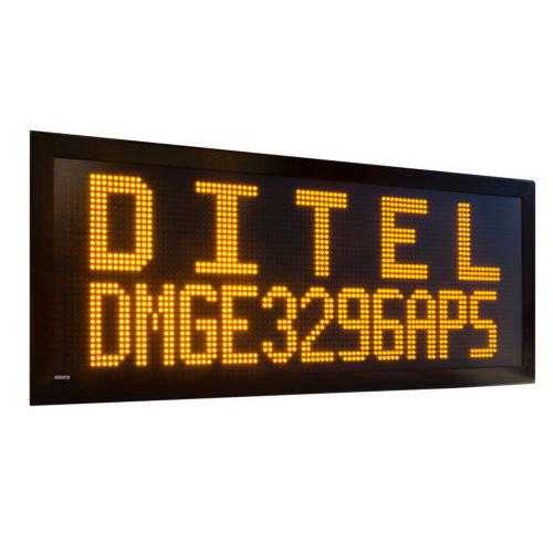 Visualizador alfanumérico - DMGE3296 - DITEL - de gran formato / de exterior