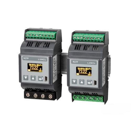 Dispositivo de medición de potencia contador eléctrico - N27P - DITEL - en riel DIN / monofásico