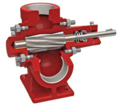 Bomba de engranaje interno - max. 75 psi, max. 11.3 gpm | 2835 series - Roper Pump - para productos químicos / eléctrica / industrial
