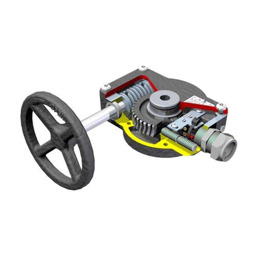 Reductor de tornillo sin fin - FB series - Rotork - angular / manual
