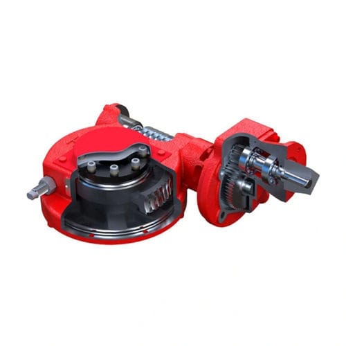 Actuador para válvula manual - IW AWWA C504 - Rotork - tipo cuarto de vuelta / de tornillo sin fin / para válvula de mariposa