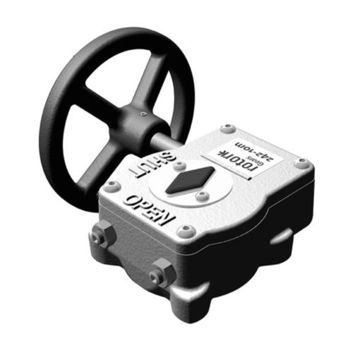 Actuador para válvula de tornillo sin fin - 242 - Rotork - manual / tipo cuarto de vuelta / con volante de maniobra