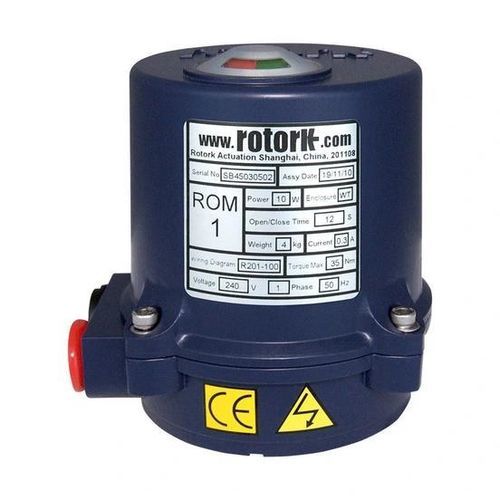 Actuador para válvula eléctrico - ROM - Rotork - de fracción de vuelta / de accionamiento directo / trifásico