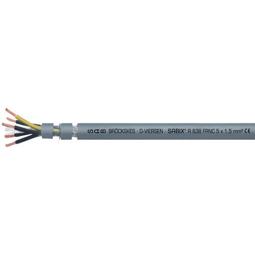 Cable eléctrico libre de halógenos - SABIX® R 638 FRNC - SAB BROECKSKES GMBH & Co. KG - de alimentación / DIN / aislado