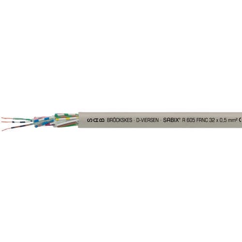 Cable eléctrico libre de halógenos - SABIX® R 605 FRNC - SAB BROECKSKES GMBH & Co. KG - de datos / DIN / aislado