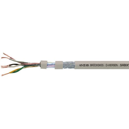 Cable eléctrico libre de halógenos - SABIX® R 645 FRNC TP - SAB BROECKSKES GMBH & Co. KG - de datos / DIN / aislado