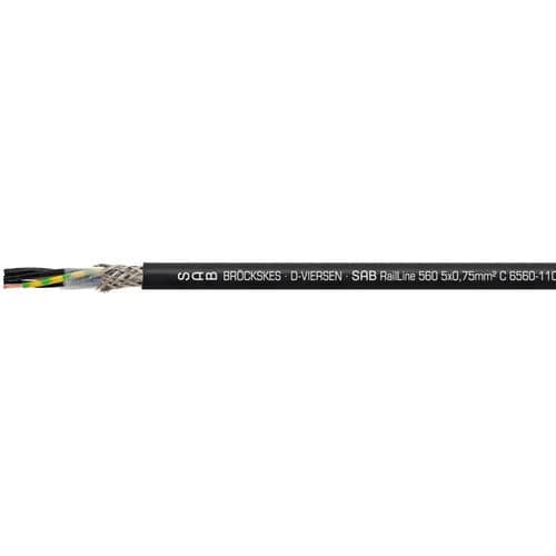 Cable eléctrico de alimentación - SAB RailLine 560 - SAB BROECKSKES GMBH & Co. KG - DIN / aislado / resistente al aceite