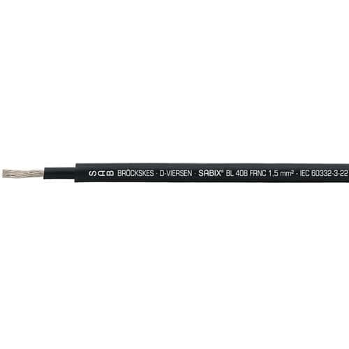Cable eléctrico libre de halógenos - SABIX® BL 408 FRNC - SAB BROECKSKES GMBH & Co. KG - de alimentación / aislado / antipropagación de fuego