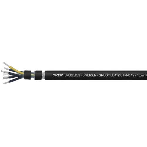 Cable eléctrico libre de halógenos - SABIX® BL 412 C FRNC - SAB BROECKSKES GMBH & Co. KG - de alimentación / DIN / aislado