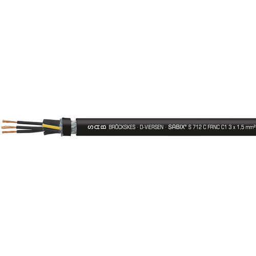 Cable eléctrico de protección contra incendio - SABIX® S 712 C FRNC C1  - SAB BROECKSKES GMBH & Co. KG - de alimentación / aislado / antipropagación de fuego