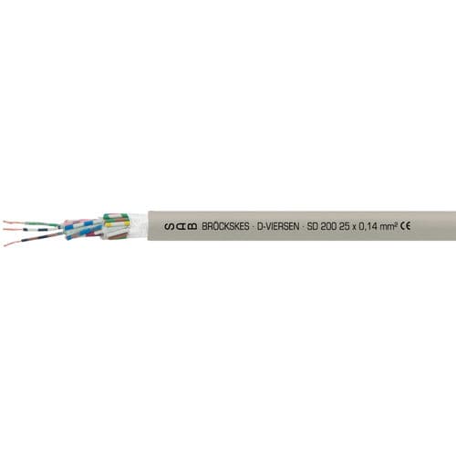Cable eléctrico de gran flexibilidad - SD 200  - SAB BROECKSKES GMBH & Co. KG - de datos / DIN / aislado