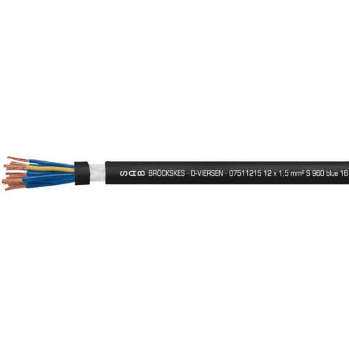 Cable eléctrico de alimentación - S 960 - SAB BROECKSKES GMBH & Co. KG - DIN / aislado / antipropagación de fuego