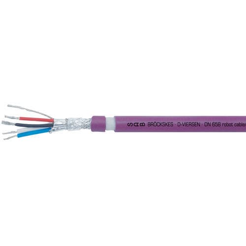 Cable eléctrico DeviceNet - DN 658 - SAB BROECKSKES GMBH & Co. KG - de alimentación / aislado / con pantalla de cobre