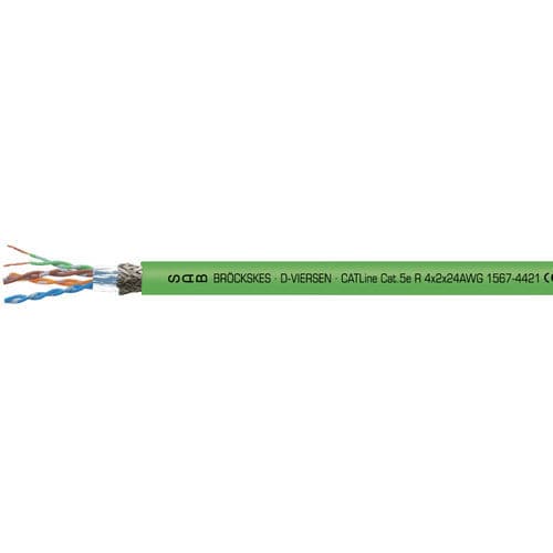 Cable eléctrico CAT 5e - 1567 series - SAB BROECKSKES GMBH & Co. KG - de datos / Ethernet / aislado