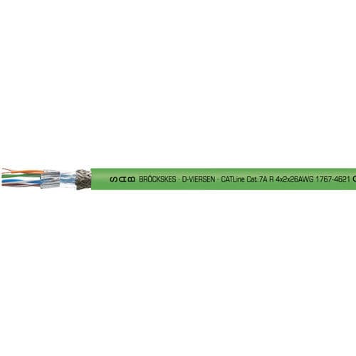 Cable eléctrico CAT 7a - 17674621 - SAB BROECKSKES GMBH & Co. KG - de datos / Gigabit Ethernet / aislado