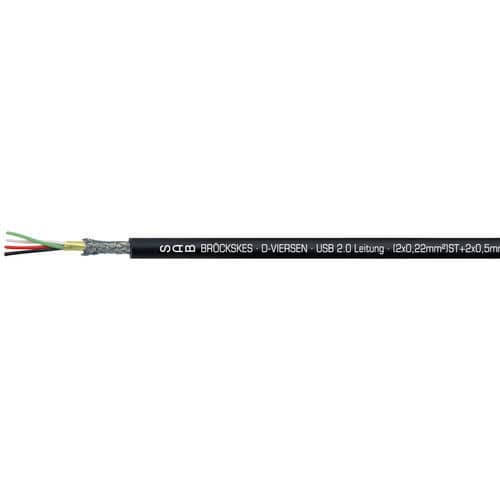 Cable eléctrico USB 2.0 - 06011022	 - SAB BROECKSKES GMBH & Co. KG - de datos / aislado / resistente al aceite