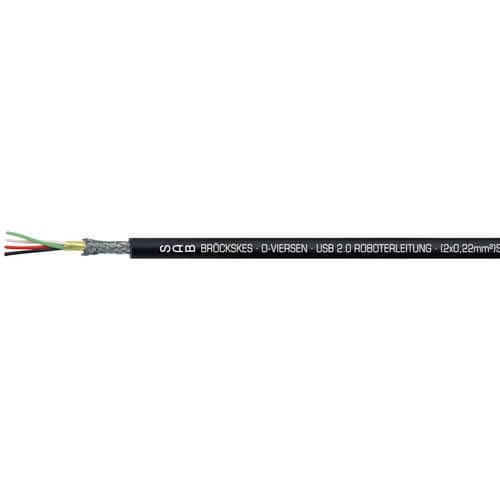 Cable eléctrico USB 2.0 - 06012022	 - SAB BROECKSKES GMBH & Co. KG - de datos / aislado / resistente al aceite