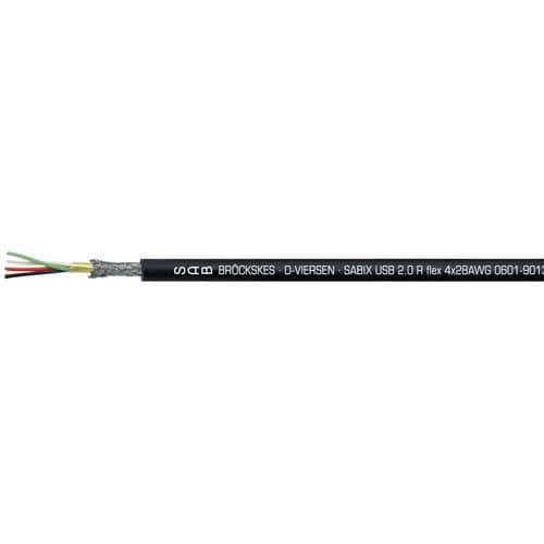 Cable eléctrico USB 2.0 - 06019013 - SAB BROECKSKES GMBH & Co. KG - de datos / aislado / antipropagación de fuego