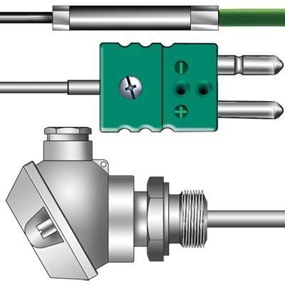 Termopar tipo K - SAB BROECKSKES GMBH & Co. KG - conector termopar / miniconector de termopar / con aislamiento mineral