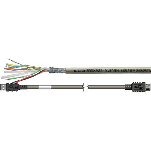 Cable eléctrico de datos - SAB BROECKSKES GMBH & Co. KG - de alimentación / USB 3.0 / blindado