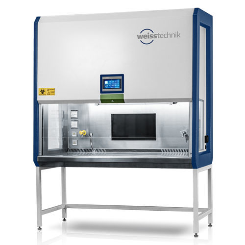 Banco de trabajo de seguridad - KTB-NS - Weiss Technik - de acero inoxidable / para sala blanca
