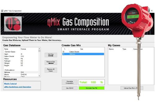 Software de medición - qMix™ - Sierra Instruments - de mezcla / para caudalímetro / para mezclador de gas