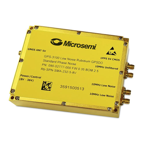 Oscilador electrónico - GPS-3xx0 - Microsemi - reloj / en miniatura / para la aviónica