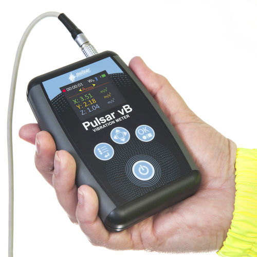 Vibrómetro para brazo - VB001 - Pulsar Instruments - portátil / de alta precisión / triaxial