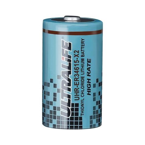 Batería Li-SoCl2 - UHR-ER34615-X2 - Ultralife Corporation - tipo D / 3 V / para alumbrado de emergencia