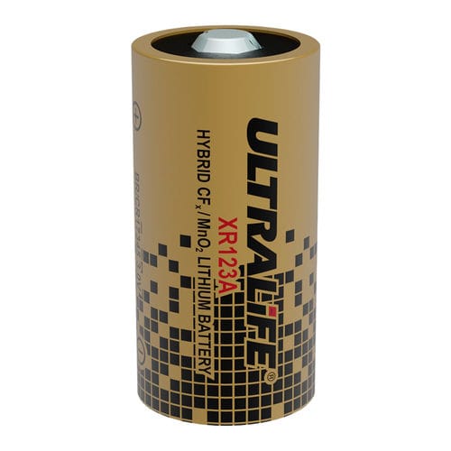 Batería litio - XR123A - Ultralife Corporation - cilíndrica / 3 V / para alumbrado de emergencia